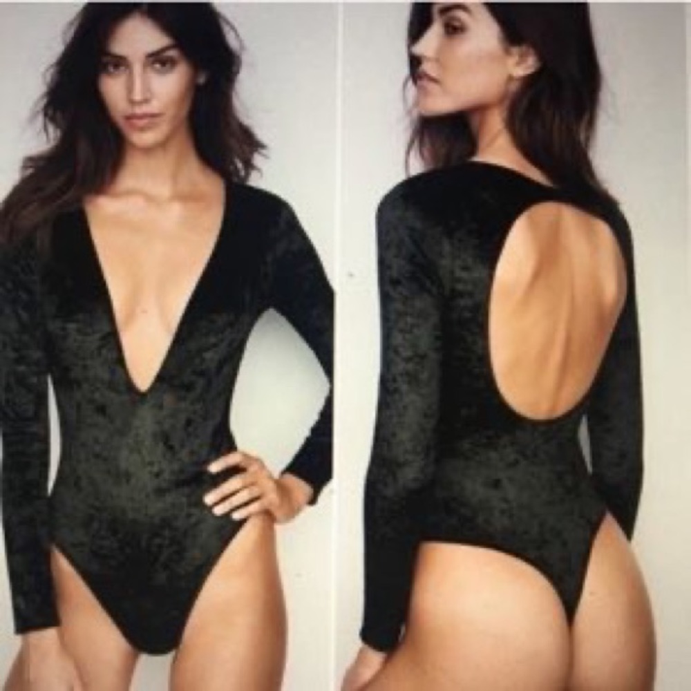Victoria’s Secret Velvet Body Suit